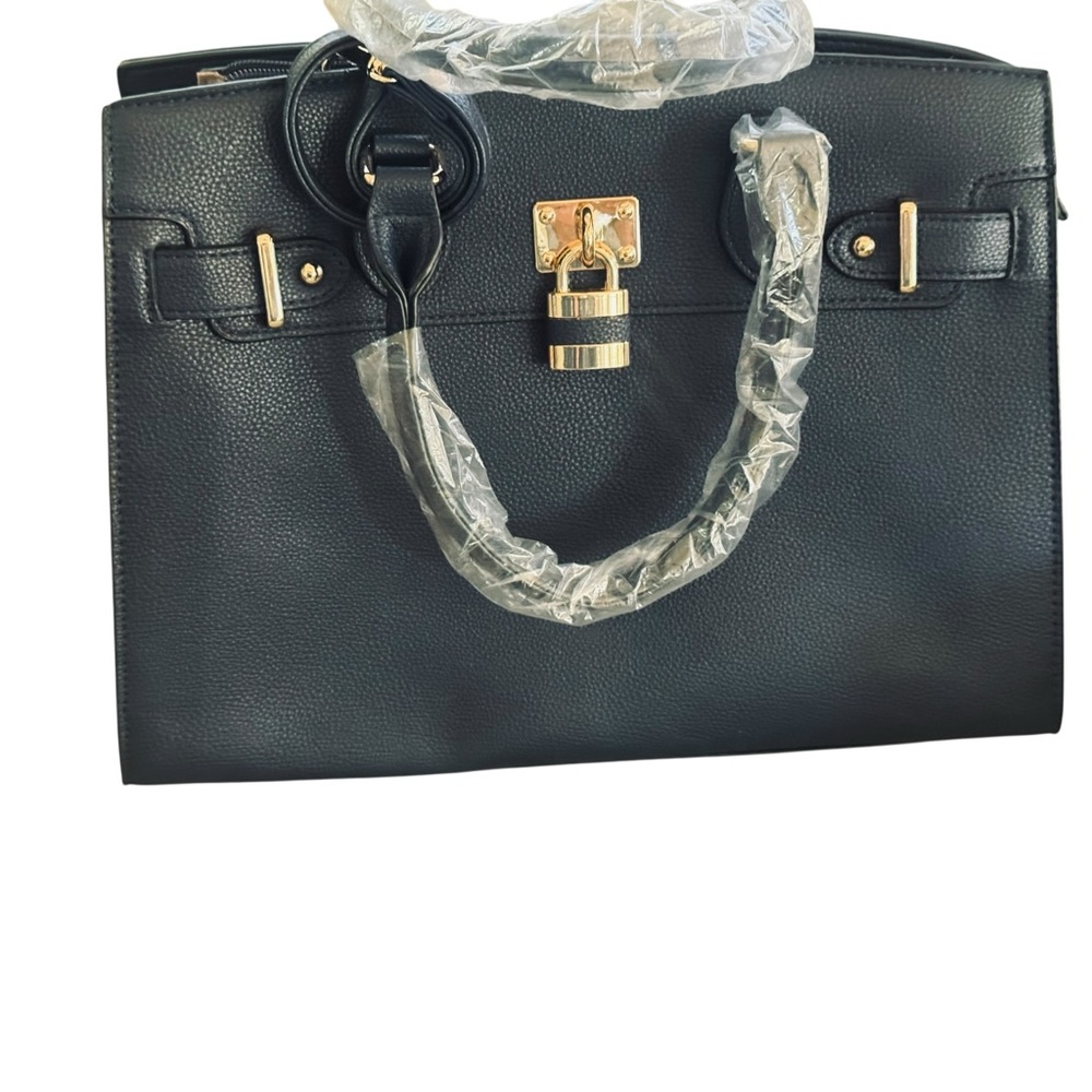 Elegant DASEIN “Looks Like” Navy Oversized Satchel with detach adjus  Strap